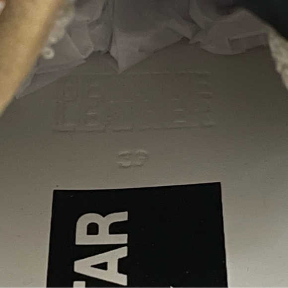 Golden Goose Deluxe Brand Superstar Sneakers Orange Suede Silver Glitter Star 39 - Picture 6 of 9